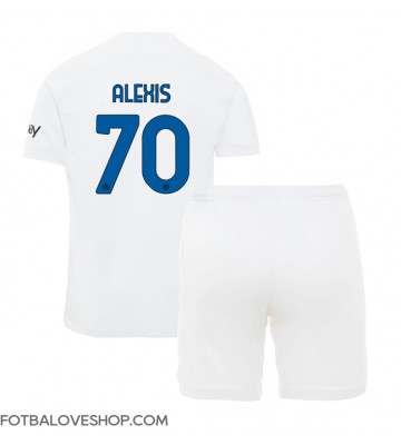 Inter Milan Alexis Sanchez #70 Dětské Venkovní Dres 2023-24 Krátký Rukáv (+ trenýrky)
